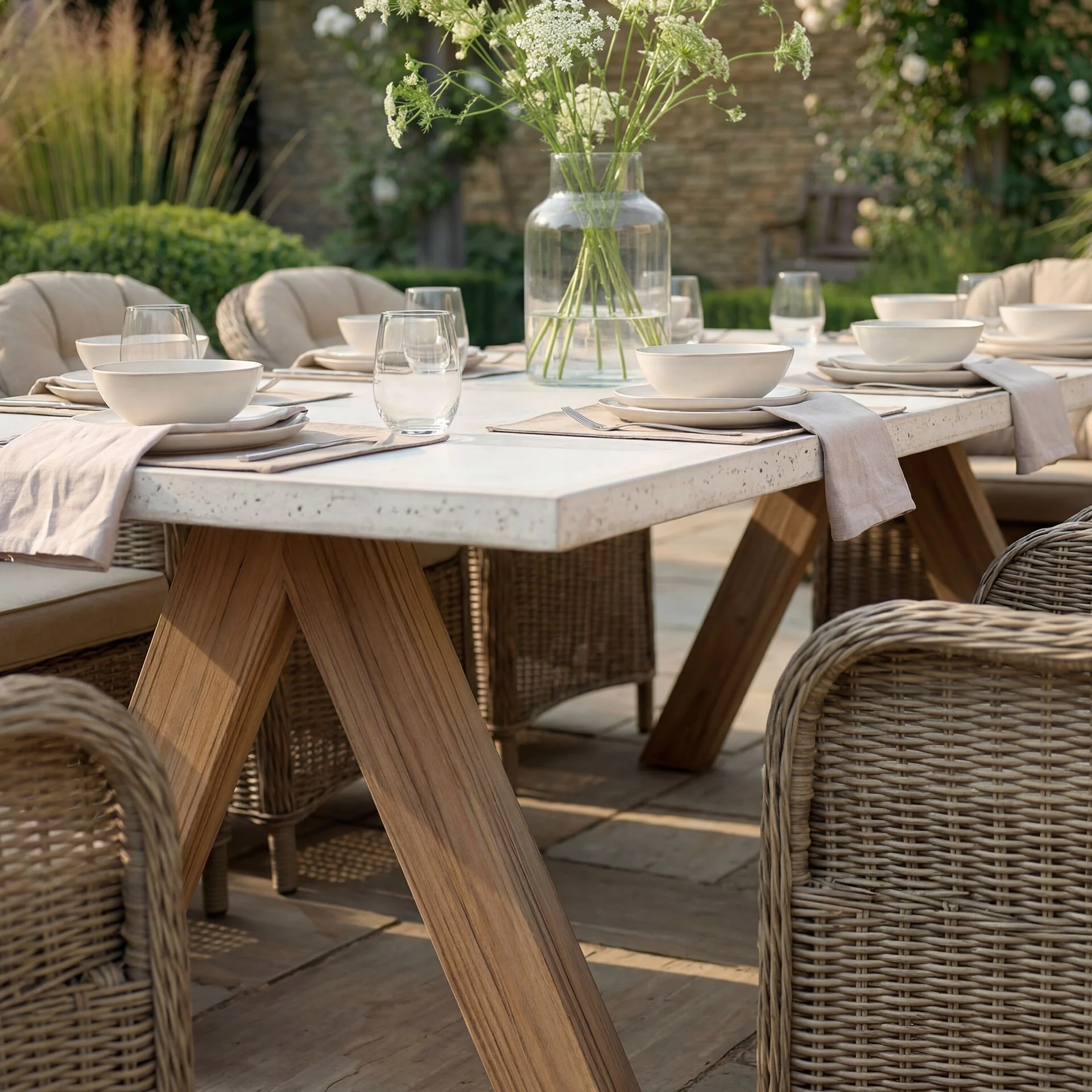 A Antigua 8 Seat Rectangular Dining Set - Image 4